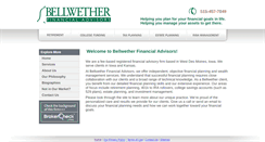 Desktop Screenshot of bellwetherfinancialadvisors.com